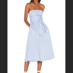 Song of Style Strapless Midi Dress